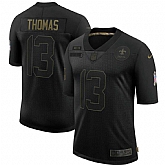 Nike Saints 13 Michael Thomas Black 2020 Salute To Service Limited Jersey Dyin,baseball caps,new era cap wholesale,wholesale hats